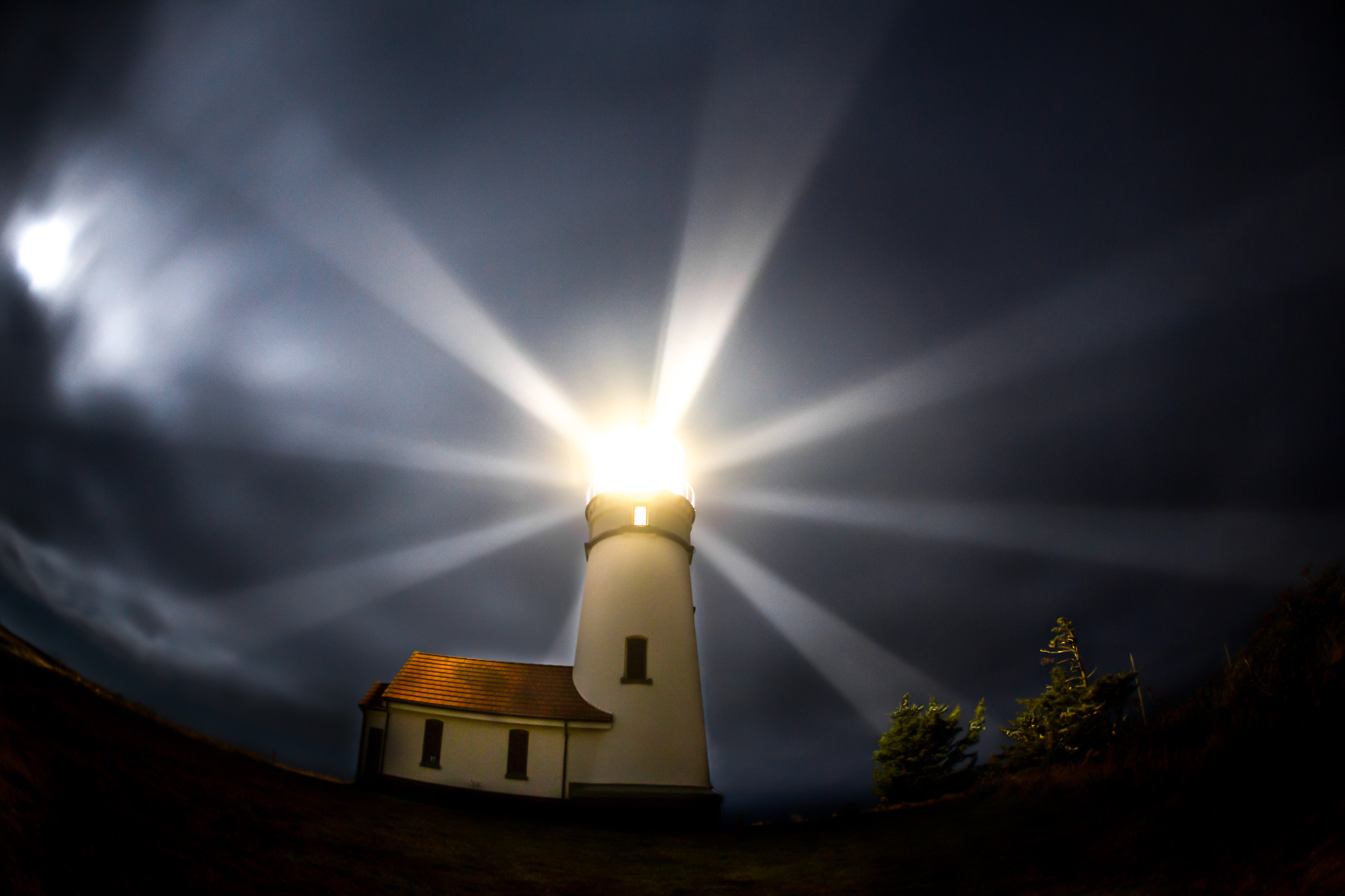 Oregon Coast Lighthouse Landscape