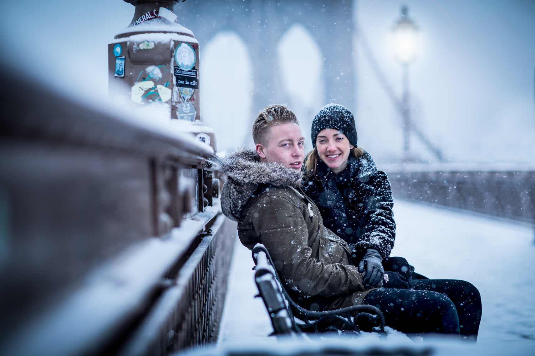 Brooklyn Bridge Snow Date